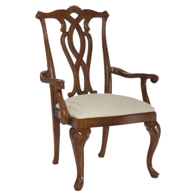 American Drew Cherry Grove Pierced Back Arm Chai..
