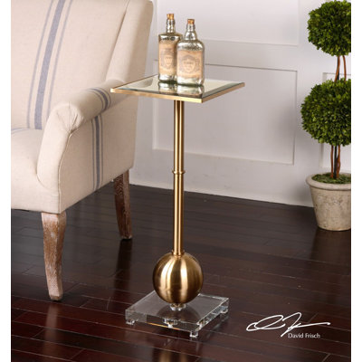 Uttermost Laton Mirrored End Table