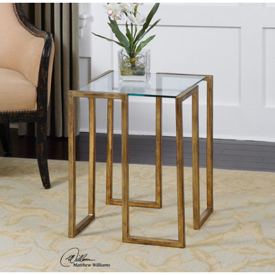 Uttermost Mirrin End Table