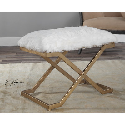 Mercer41 Keener Fur Bedroom Bench