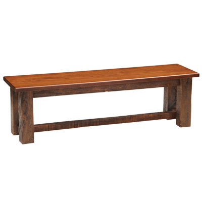 Fireside Lodge Reclaimed Barnwood Bench