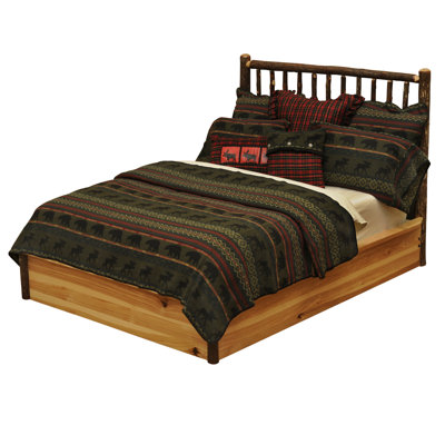 Fireside Lodge Hickory Platform Bed