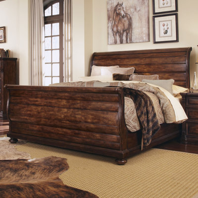 A.R.T. Whiskey Sleigh Bed