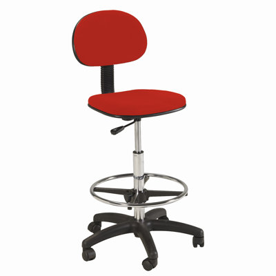 Martin Universal Design Height Adjustable Drafting Chair with Footring