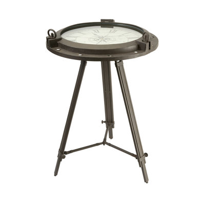 IMAX Tripod Clock End Table