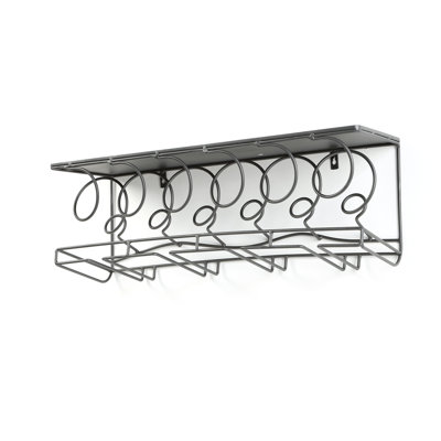 Latitude Run Douglass 6 Bottle Wall Mounted Wine..