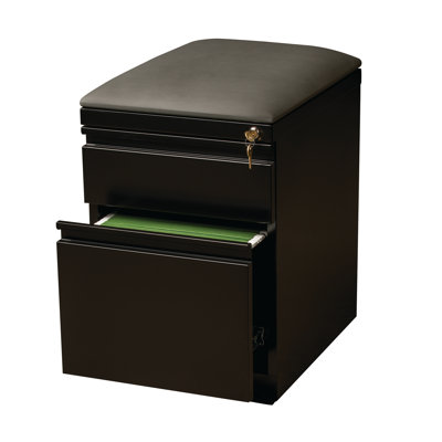 CommClad 2-Drawer Mobile Pedestal Seat