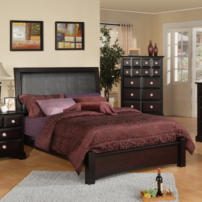 Alcott Hill Webster Upholstered Panel Bed