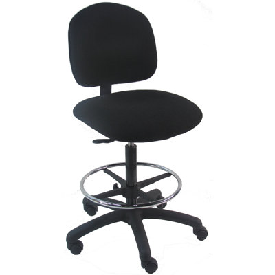 Bench Pro Mid-Back Tall Industrial Office Chair with Adjustable Footring