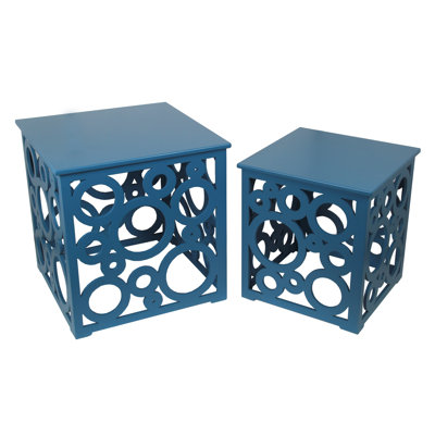 Latitude Run Aaron 2 Piece Cut Out Nesting Tables