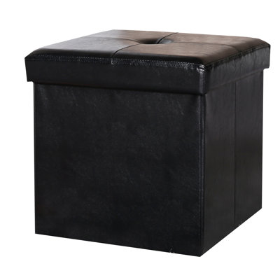 Fresh Ideas Collapsible Storage Ottoman