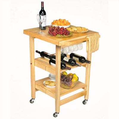 Oasis Concepts Entertainer Folding Kitchen Cart ..