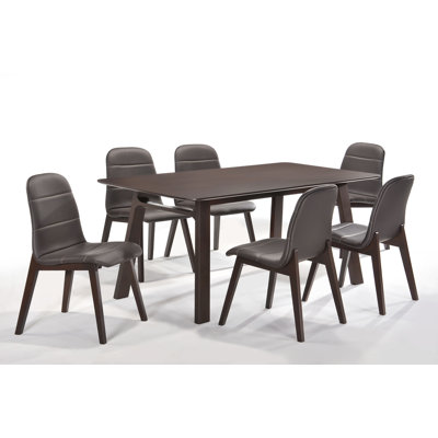 New Spec Inc Cafe 7 Piece Dining Set