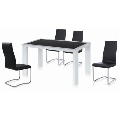 New Spec Inc Cafe 5 Piece Dining Set