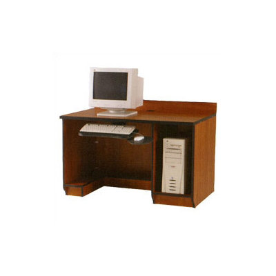 Fleetwood Illusions Student Computer Workstation with Keyboard and CPU Storage
