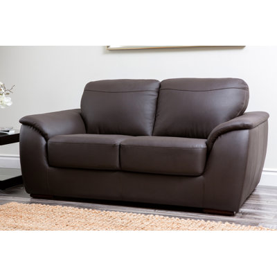 Abbyson Living Ashton Leather Loveseat