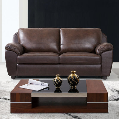 Andover Mills Ashley Leather Loveseat