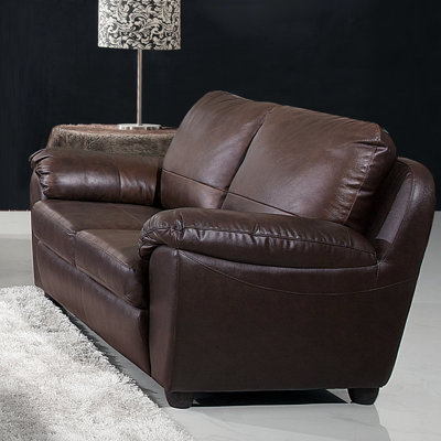 Andover Mills Lakewood Leather Loveseat