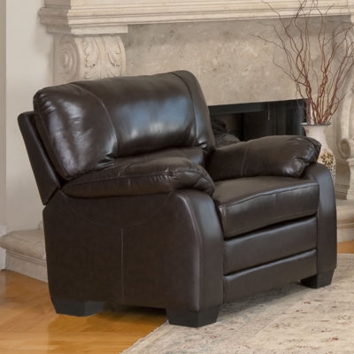 Abbyson Living Brookfield Italian Leather Chair