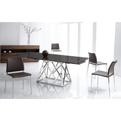 Bellini Modern Living Twist Expandable Dining Table