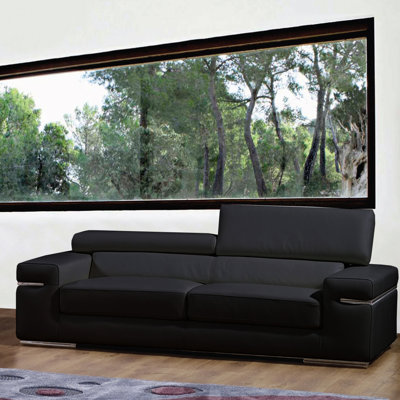 Bellini Modern Living Emilia Leather Sofa
