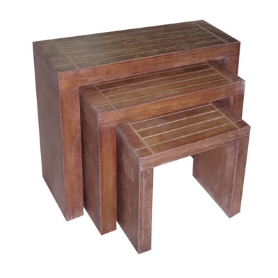 Cheungs 3 Piece Rectangular Nesting Tables