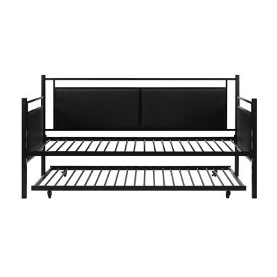 Wade Logan Petaluma Metal and Upholstered Daybed..