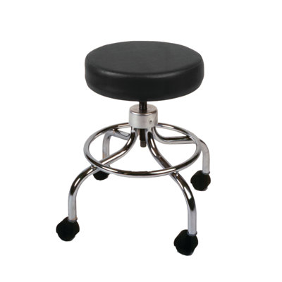 Fabrication Enterprises Adjustable Height Mechanical Mobile Stool