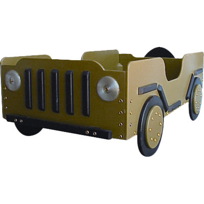 Just Kids Stuff Military Toddler Car Bed