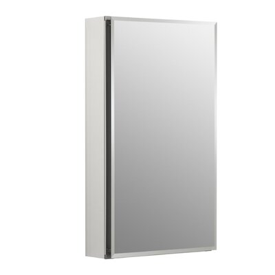 cabinet medicine door beveled single aluminum kohler cb frameless recessed adjustable shelves surface mount edges mirrored wayfair improvement bathroom