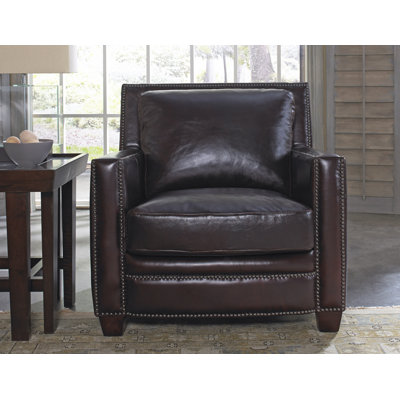 Lazzaro Leather Simplicity Arm Chair