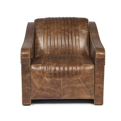 Lazzaro Leather Kryptonite Leather Armchair