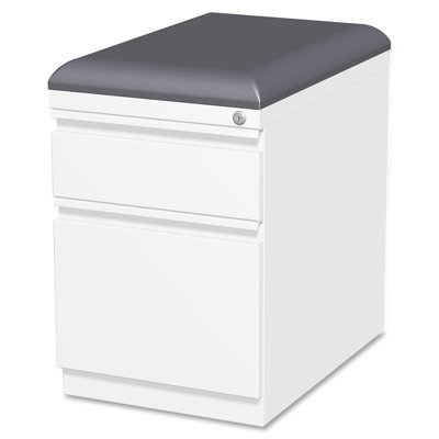 Lorell Cushion Seat Storage Mobile Ped..