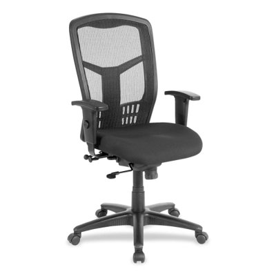 Lorell Conference High-Back Mesh Swivel Chair