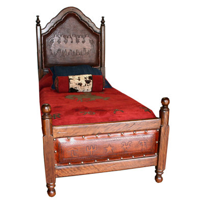 New World Trading Spanish Panel Bed