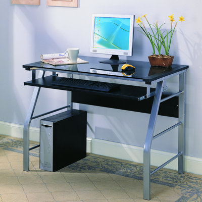 InRoom Designs Computer Desk with Temp..