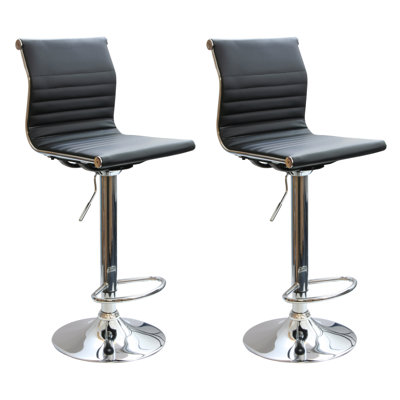 Buffalo Tools AmeriHome Adjustable Height Swivel Bar Stool (Set of 2)