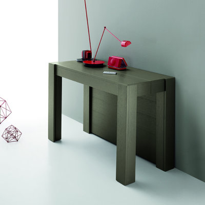 YumanMod Marsala Convertible Console Table