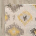 Gold and gray rugs