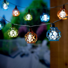 Solar 20-Light 5.5 ft. Globe String Lights