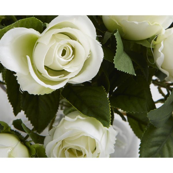 Faux White Rose & Reviews Joss & Main