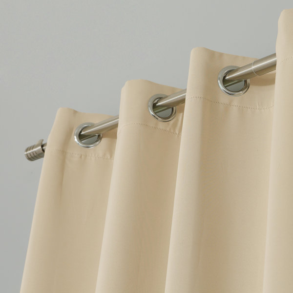 Macy Solid Thermal Blackout Energy Efficient Grommet Curtain Panel Pair