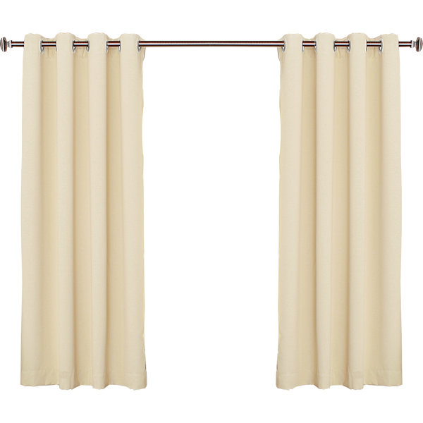 Macy Solid Thermal Blackout Energy Efficient Grommet Curtain Panel Pair & Reviews Joss & Main