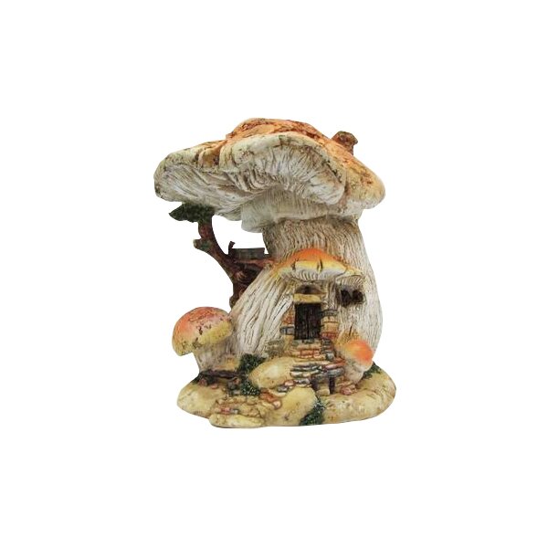 fairy on mushroom statue