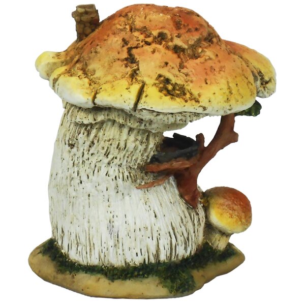 fairy on mushroom statue