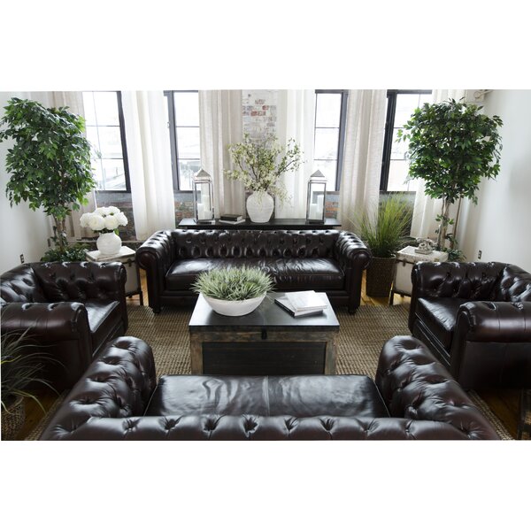 Darby Home Co Fiske Top Grain Leather Sofa & Reviews Birch Lane