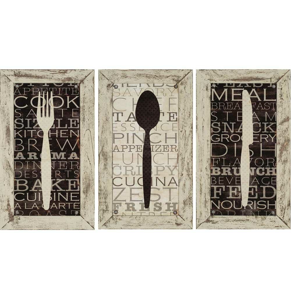 Paragon Kitchen by Pela 3 Piece Framed Graphic Art Set & Reviews | Wayfair