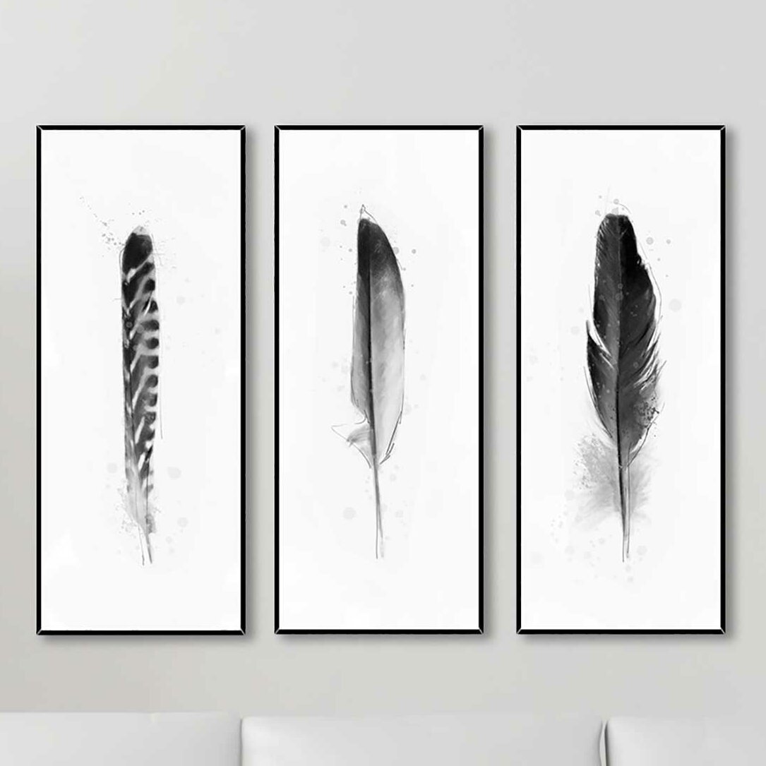 Триптих перья