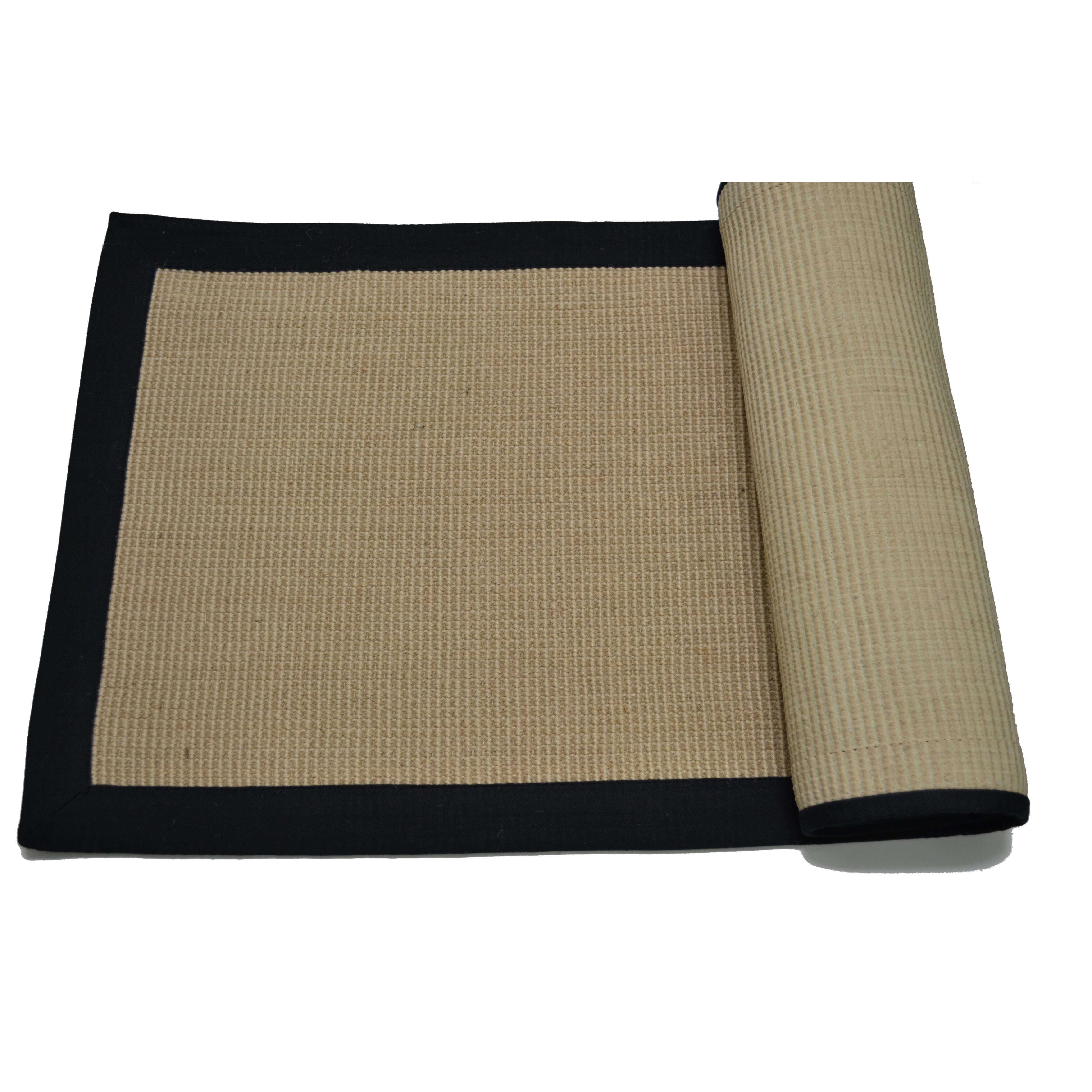 Imports Decor Black Tan Border Area Rug & Reviews 