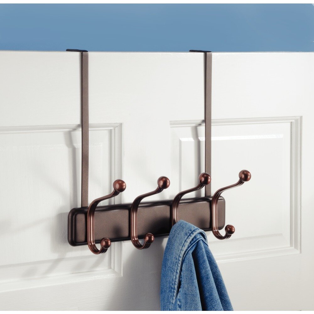 Interdesign York Over The Door 4 Hook Towel Rack And Reviews Wayfair